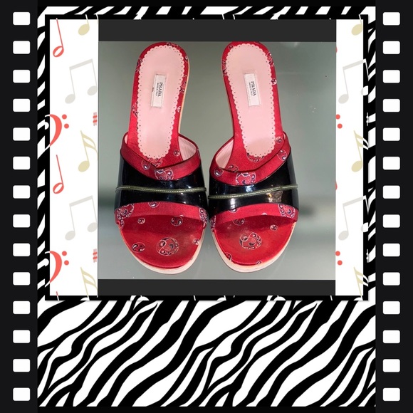 PRADA HIGH HEELED SHOES - Picture 1 of 8